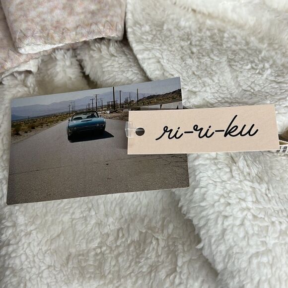 Free People Ri-Ri-Ku x FP Landscape Sherpa Blanket - Picture 2 of 4